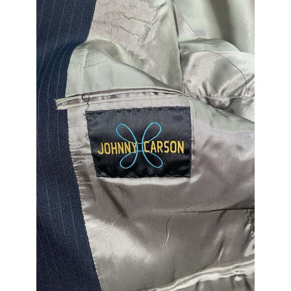 Vintage Johnny Carson Two Piece Suit Jacket & Pants 19x34 Jacket Size 36 Pants - Picture 3 of 7
